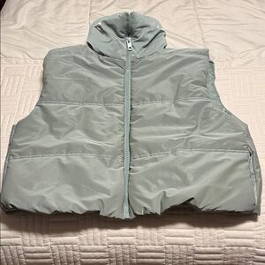 Wild Fable Light Soft Green Puffer Vest